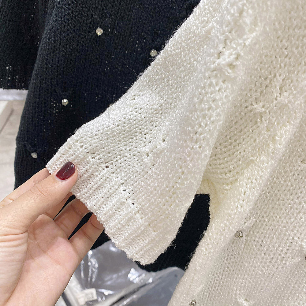 【Tops】半袖ニット W11968