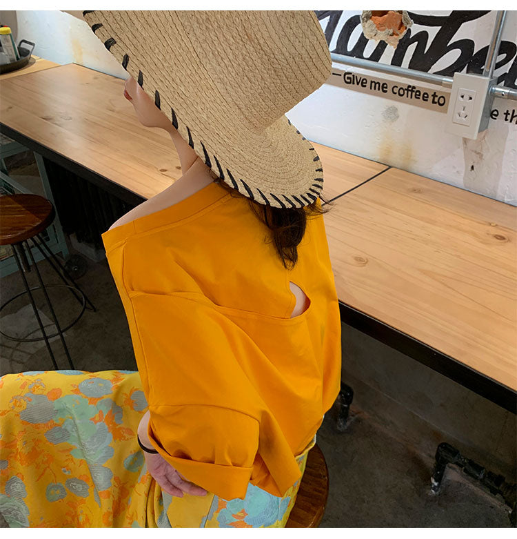 【Set】Tシャツ+スカートセット W11822