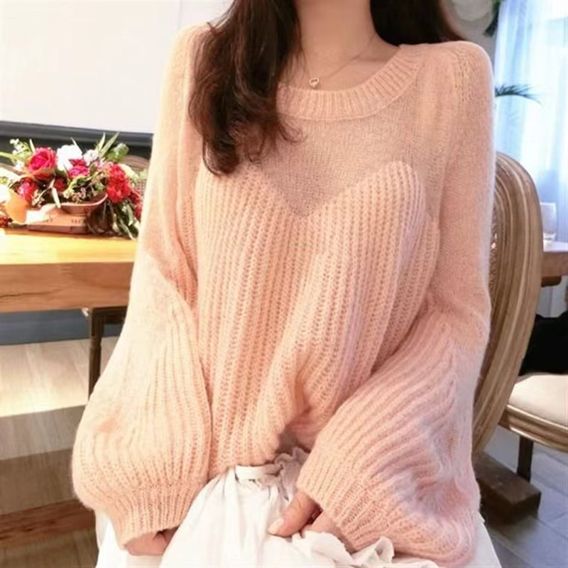 【Tops】3色展開人気ニット W13728