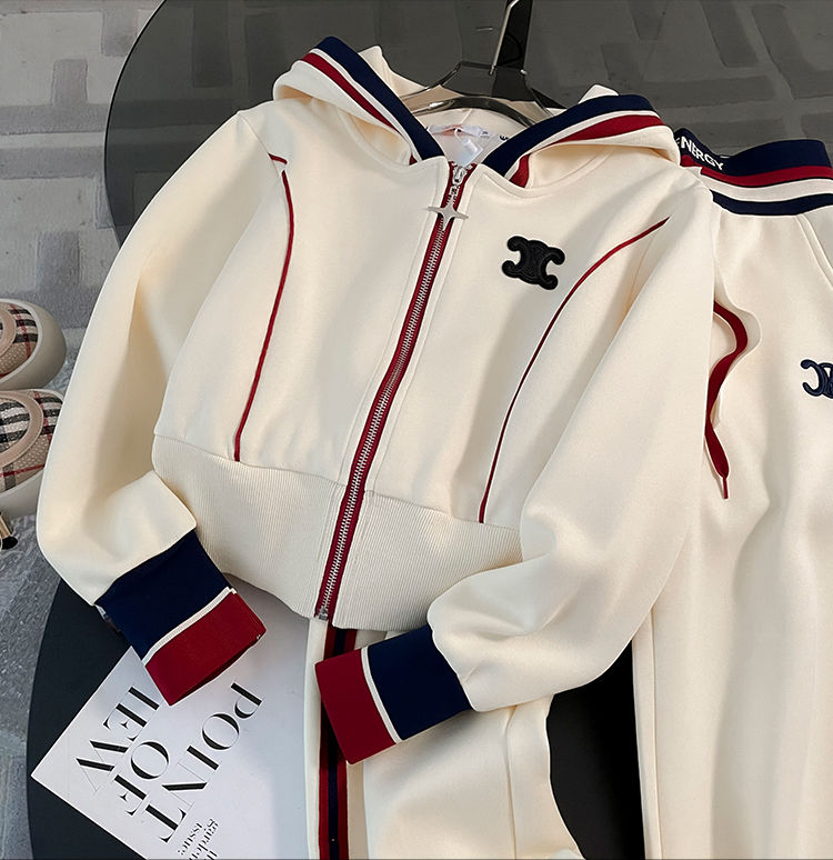 【Set】パーカー + パンツ2点セット T01208