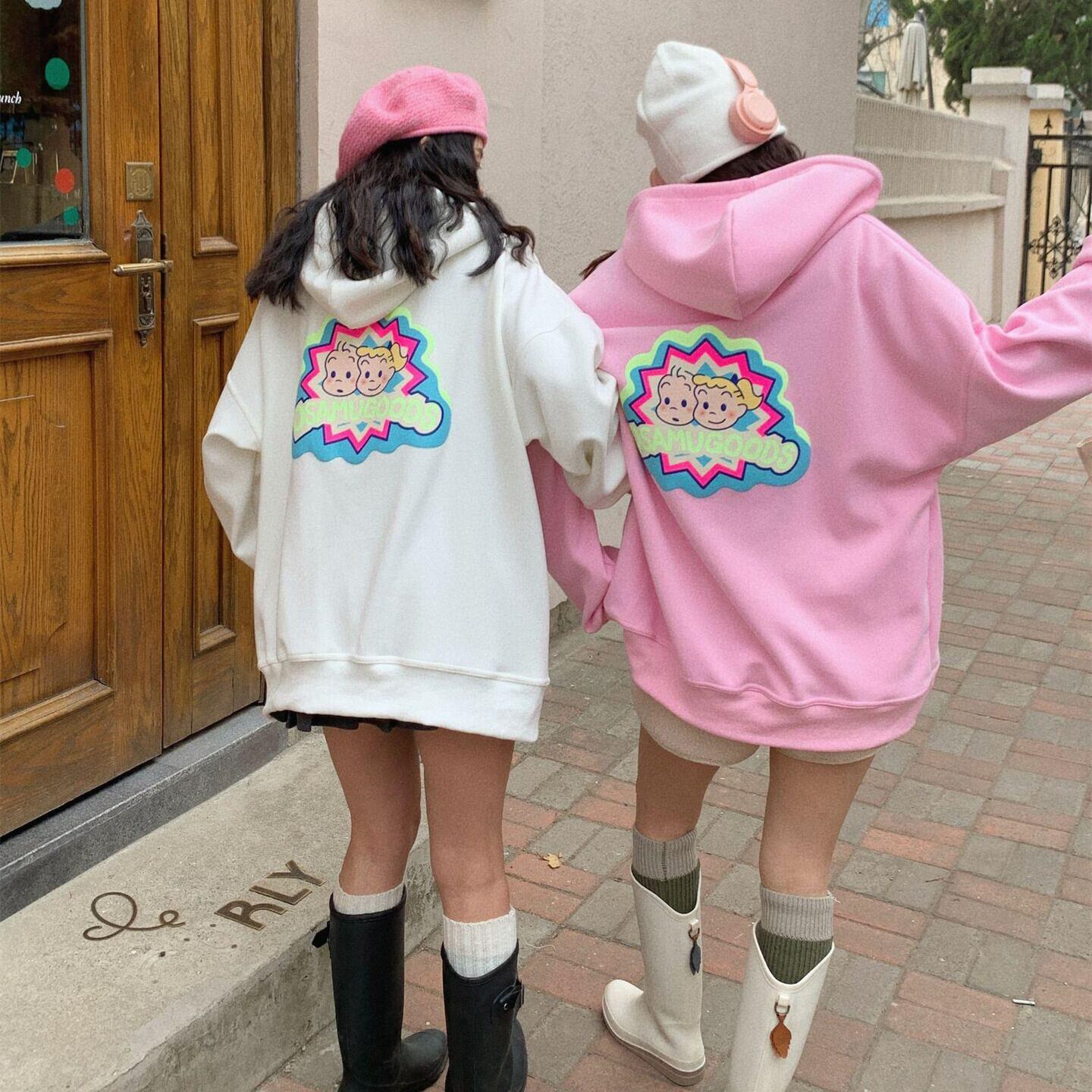 【tops】プリントフーディー W10517