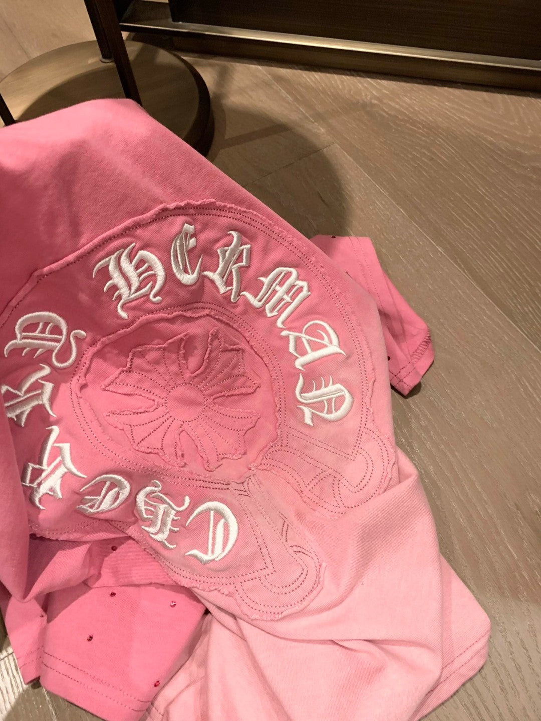 【Tops】グラデーションダイヤモンドTシャツ W11955