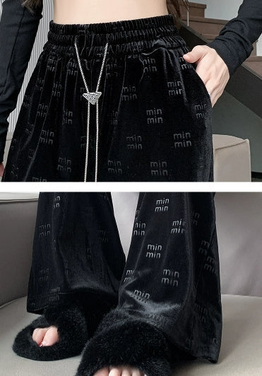 【Bottoms】新入荷~アルファベットプリントパンツ W8805