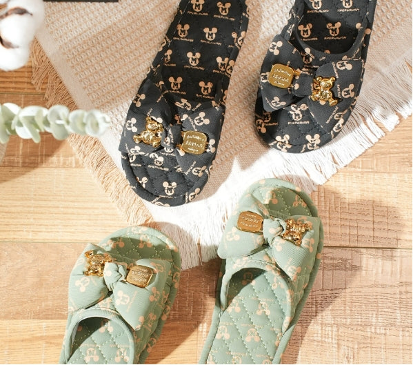 【Shoes】4色選択可~ルームスリッパシューズ W8832