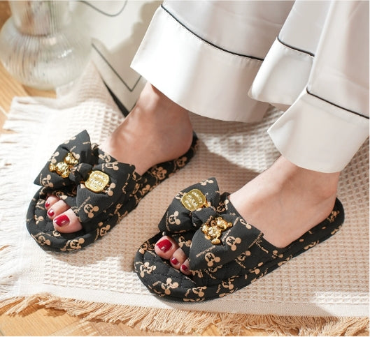 【Shoes】4色選択可~ルームスリッパシューズ W8832