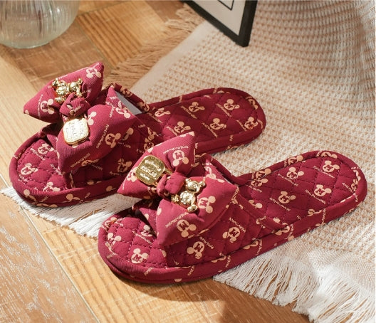 【Shoes】4色選択可~ルームスリッパシューズ W8832
