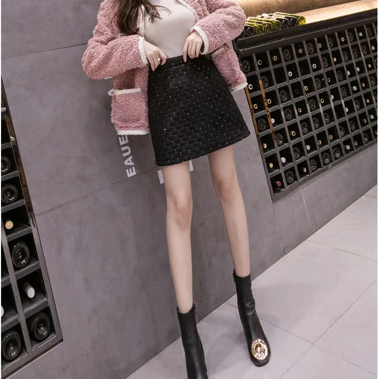 【Bottms】新入荷~キルティングスカート Z-6306