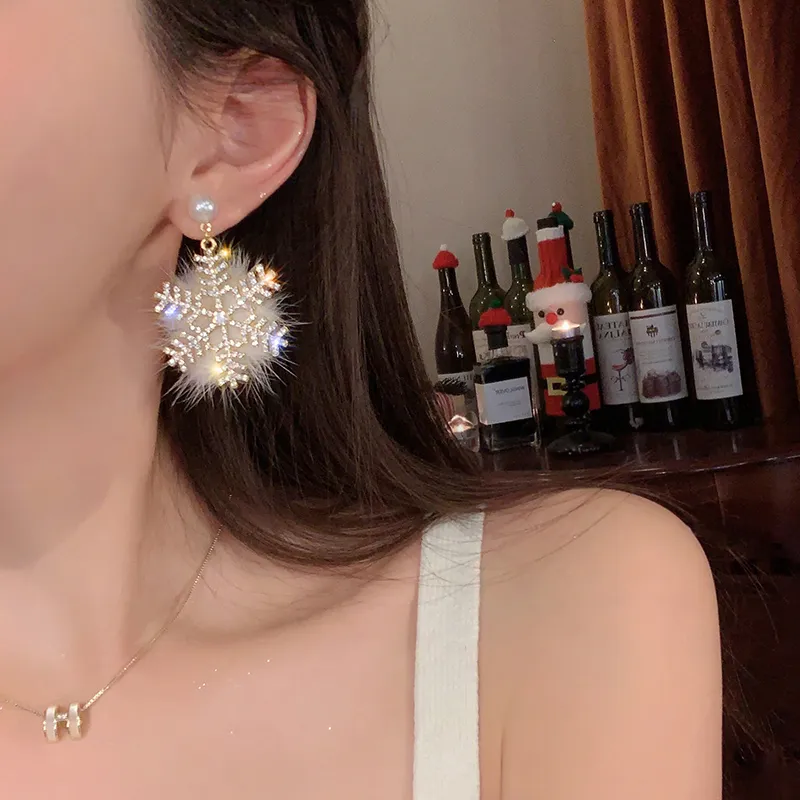 【雑貨】人気クリスマスピアス Z-6363