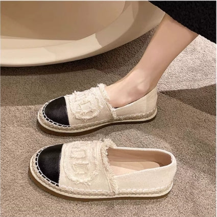 【Shoes】スリッポンフラットシューズ W10048