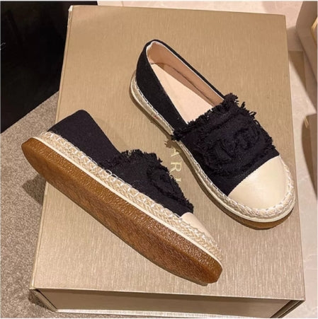 【Shoes】スリッポンフラットシューズ W10048