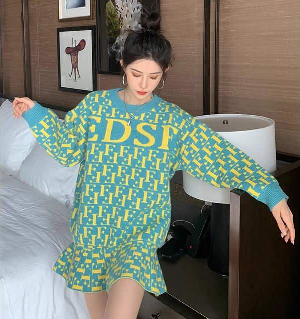 【Dress】マーメイドワンピース W10111