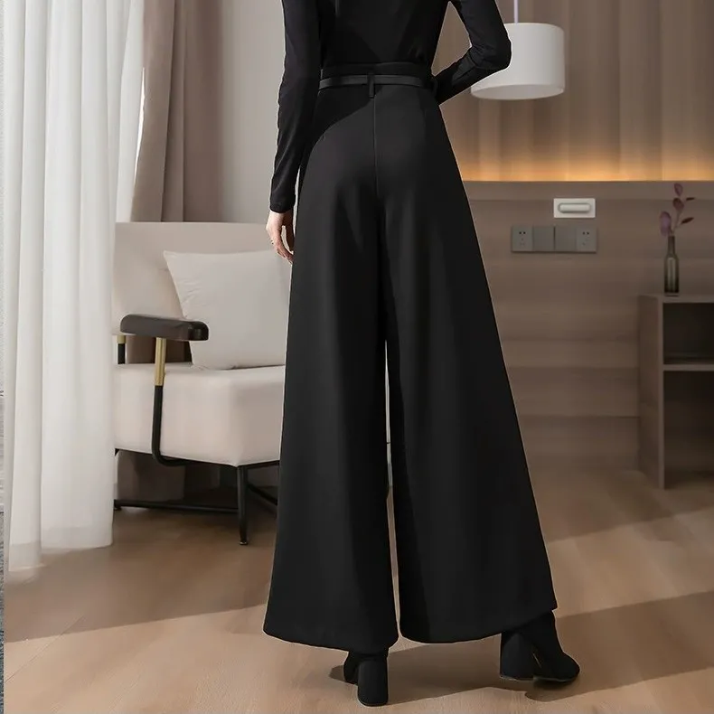 【Bottoms】オフィスカジュアル人気ワイドパンツ Z-6594