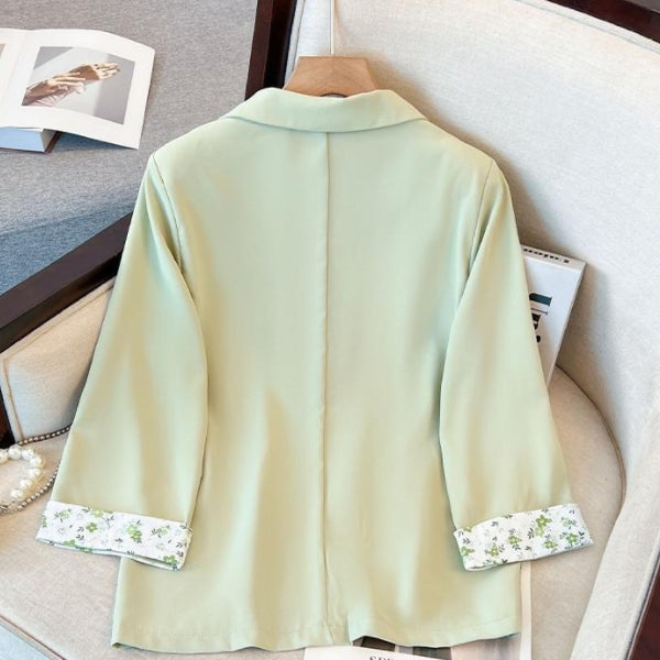 【Set】春夏2点セット スーツジャケット + キャミワンピ Z-6610