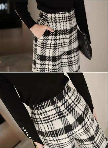 【Bottoms】新入荷~チェック柄ワインパンツ W10395