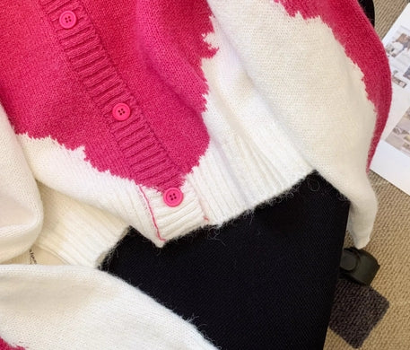 【Outer】新入荷~ニットカーディガン W10426