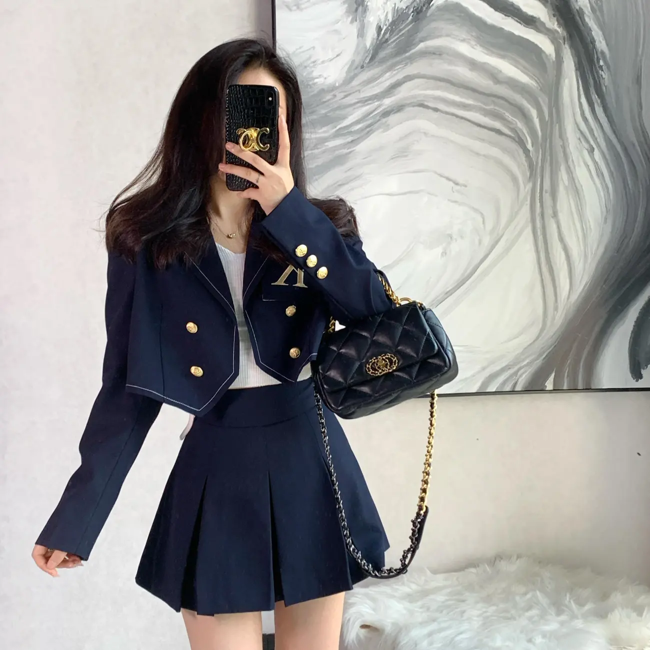 【Set】学園2点セット ジャケット+スカート Z6764