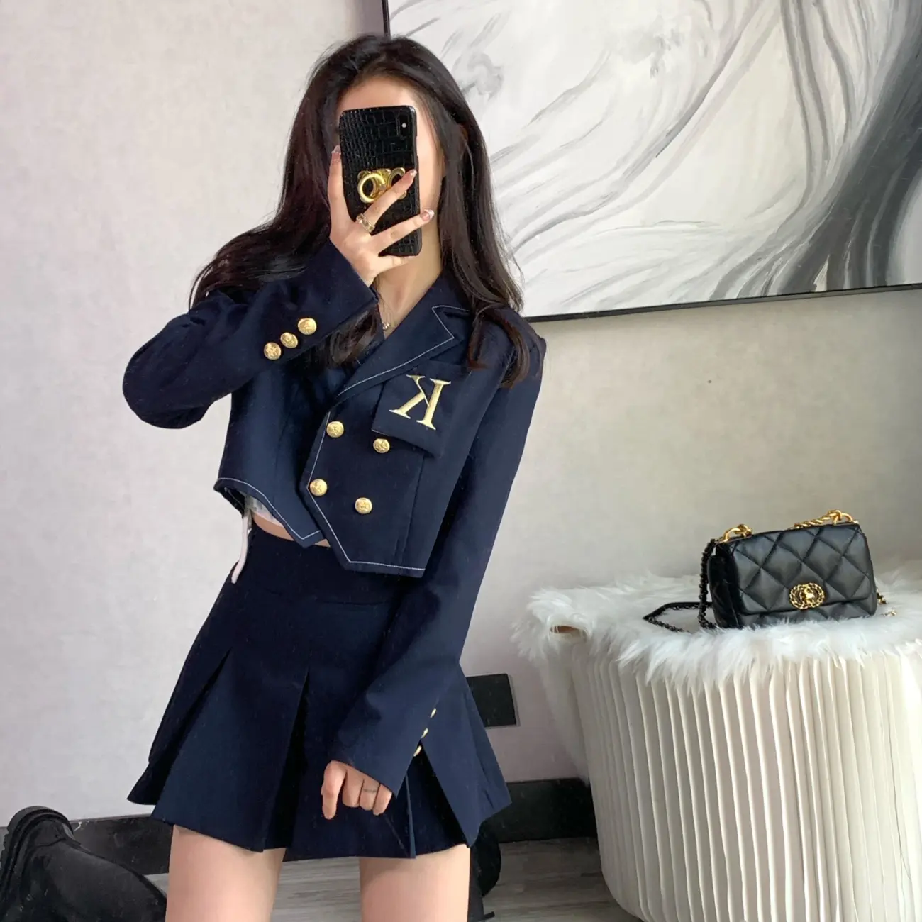 【Set】学園2点セット ジャケット+スカート Z6764