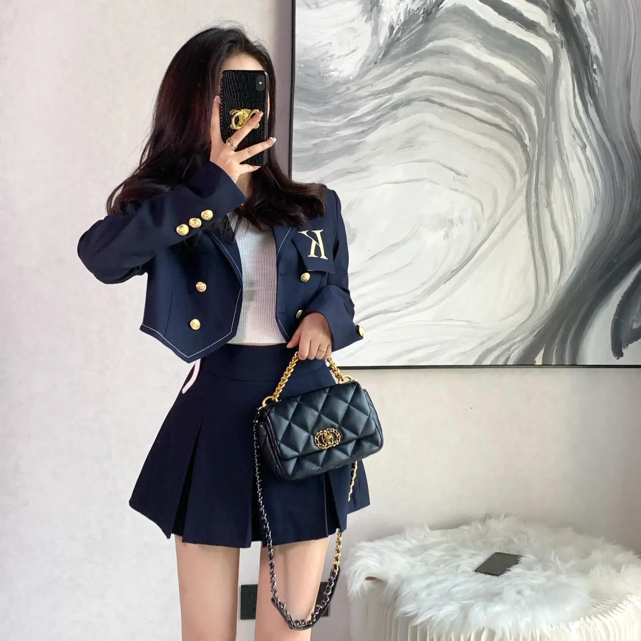 【Set】学園2点セット ジャケット+スカート Z6764