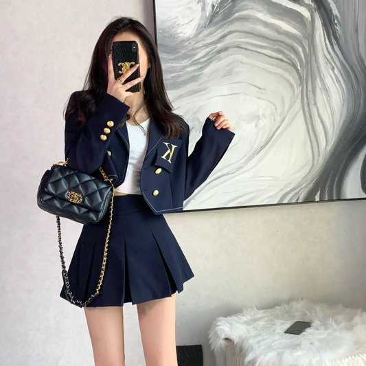 【Set】学園2点セット ジャケット+スカート Z6764