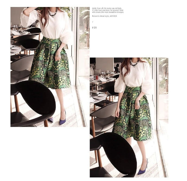 【Tops】新入荷~ニットブラウス W10953