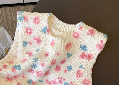 【Tops】フラワータンクトップ W11036