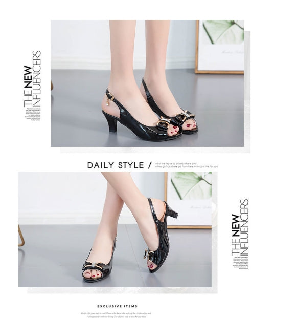 【Shoes】3色選択可パンプス W11244