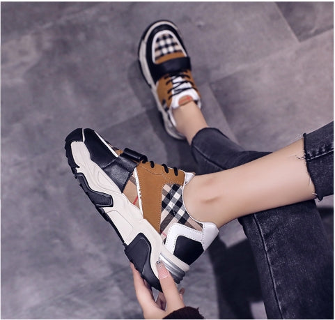 【Shoes】高見え厚底スニーカー W11260