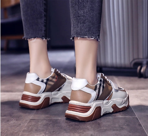 【Shoes】高見え厚底スニーカー W11260