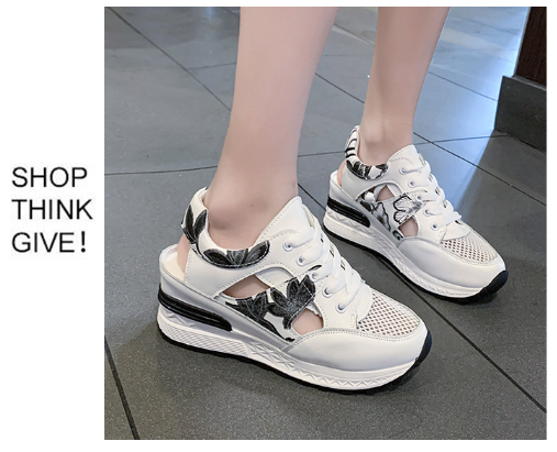 【Shoes】透かし彫りスニーカー W11547