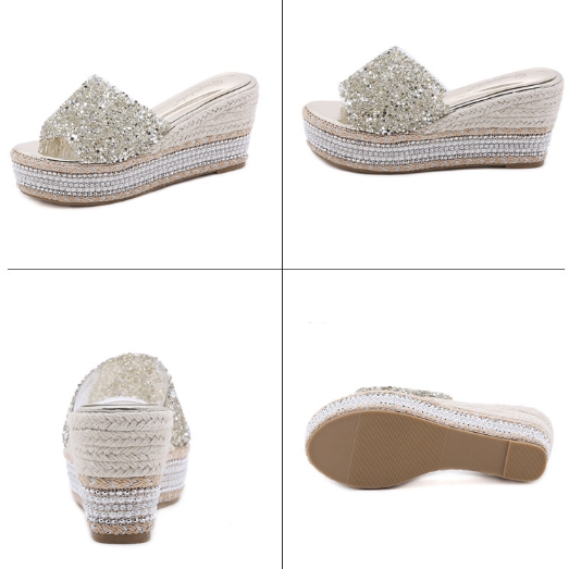 【Shoes】新作アイテム~ダイヤモンドスリッパ W11736