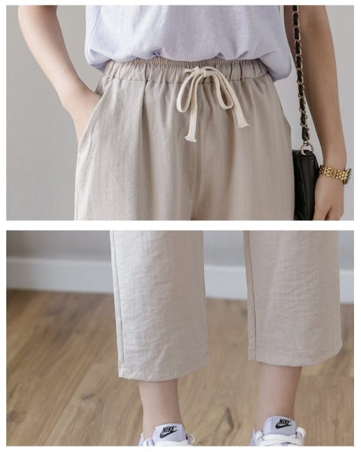 【Bottoms】シンプルガウチョパンツ W11830