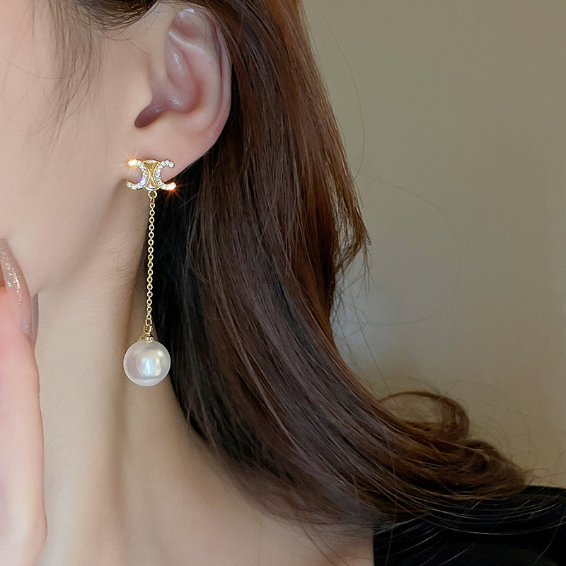 【雑貨】ロングピアス W12466