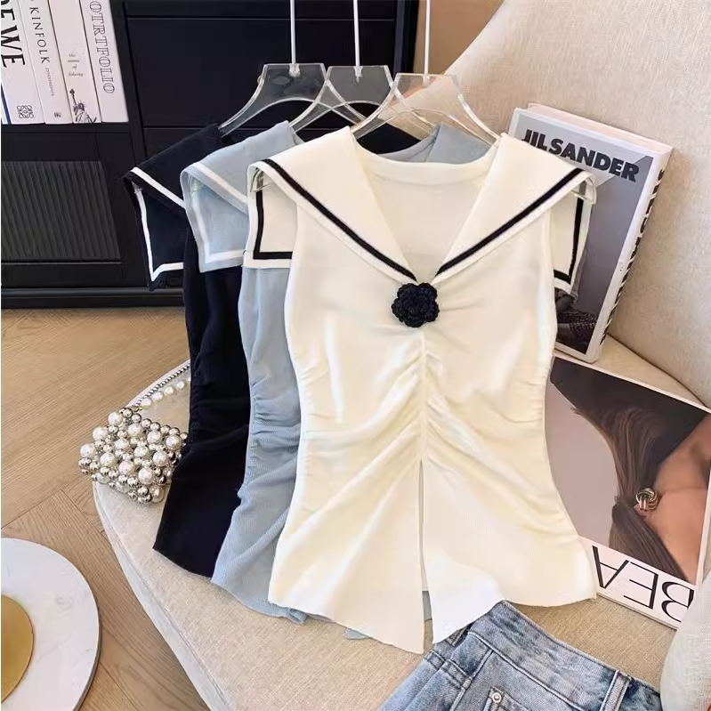 【Tops】ネイビーカラータンクトップ W12344