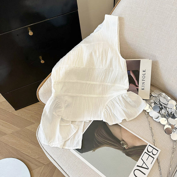 【Tops】ノースリーブブラウス W12767