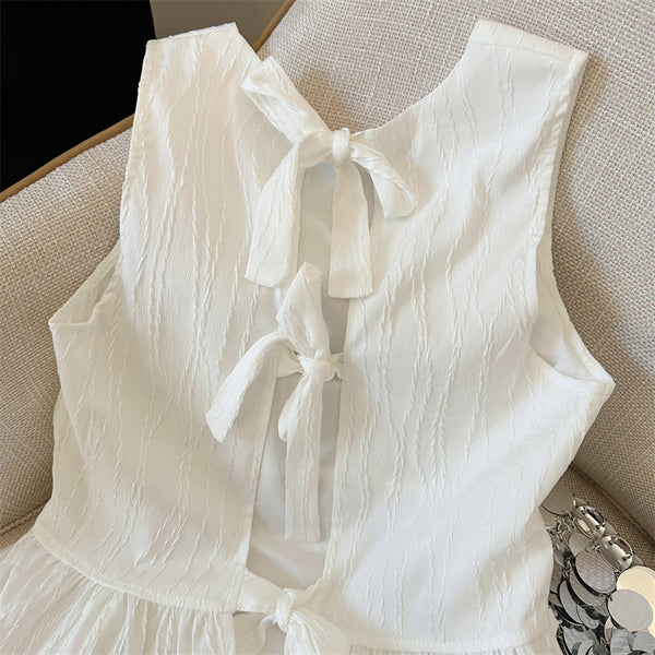 【Tops】ノースリーブブラウス W12767