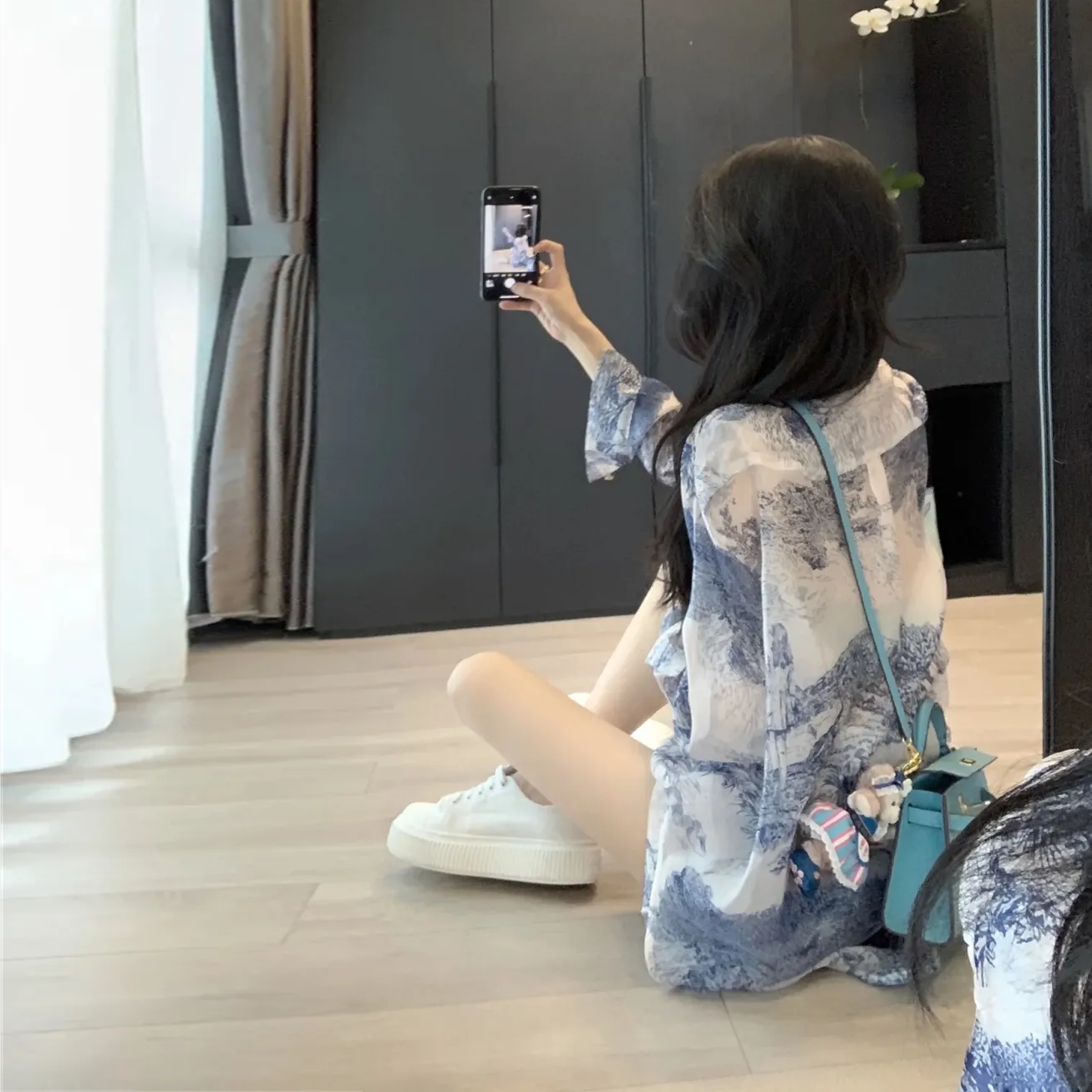 【Set】セットアップ シャツ + ショートパンツ Z6744