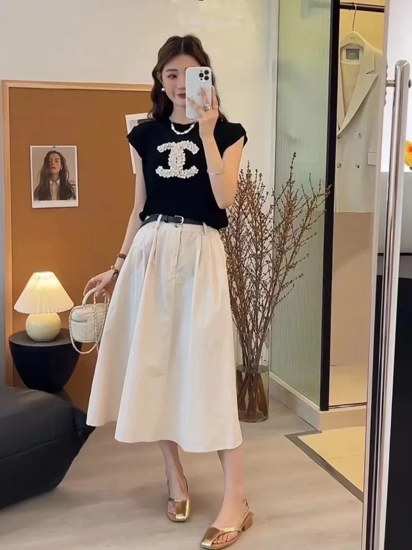 【Set】セットアップ Tシャツ + スカート Z6750