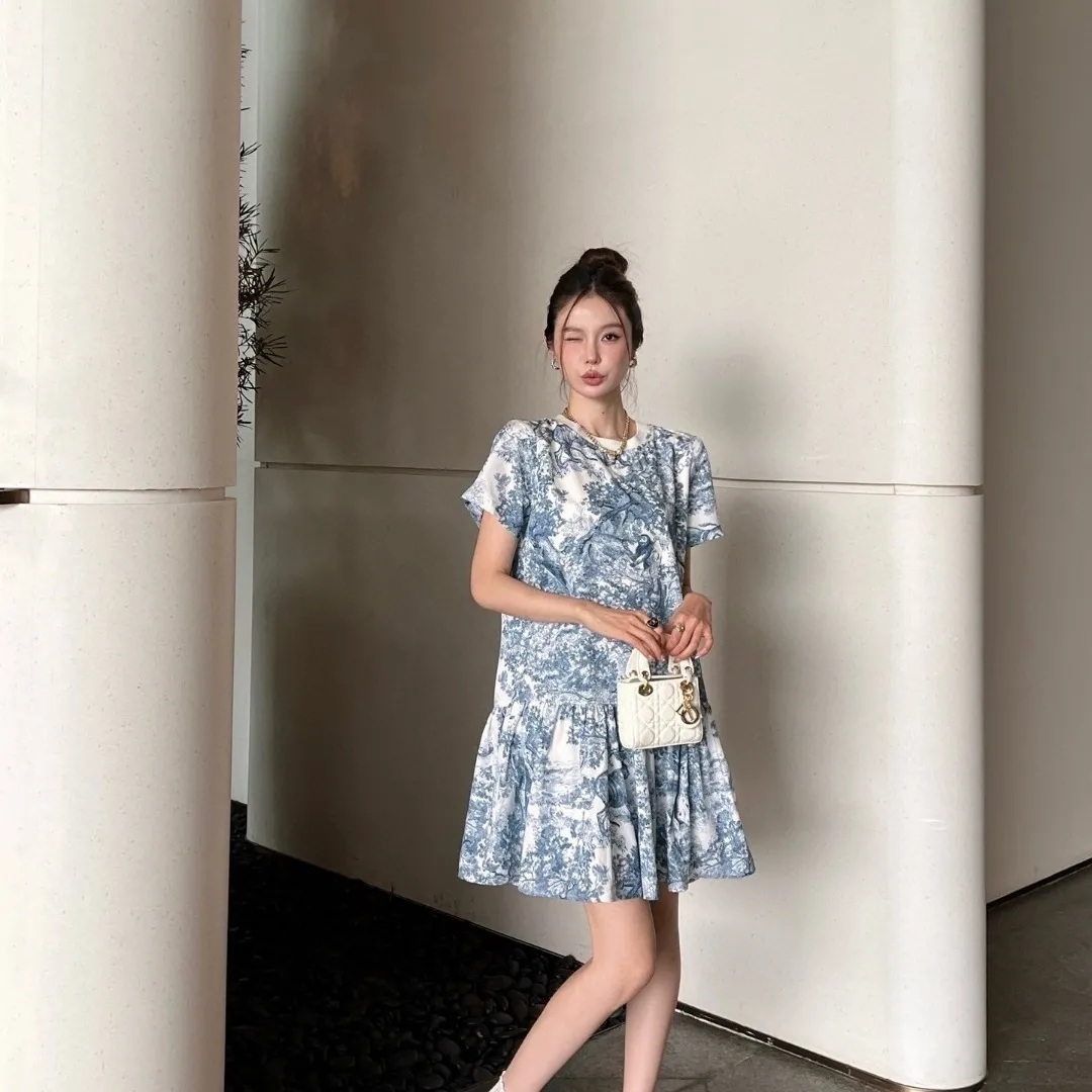 【Dress】きれいめ半袖デートワンピース Z6757