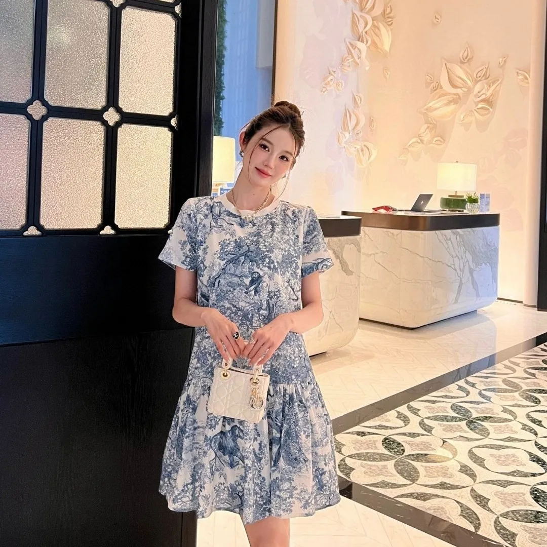 【Dress】きれいめ半袖デートワンピース Z6757