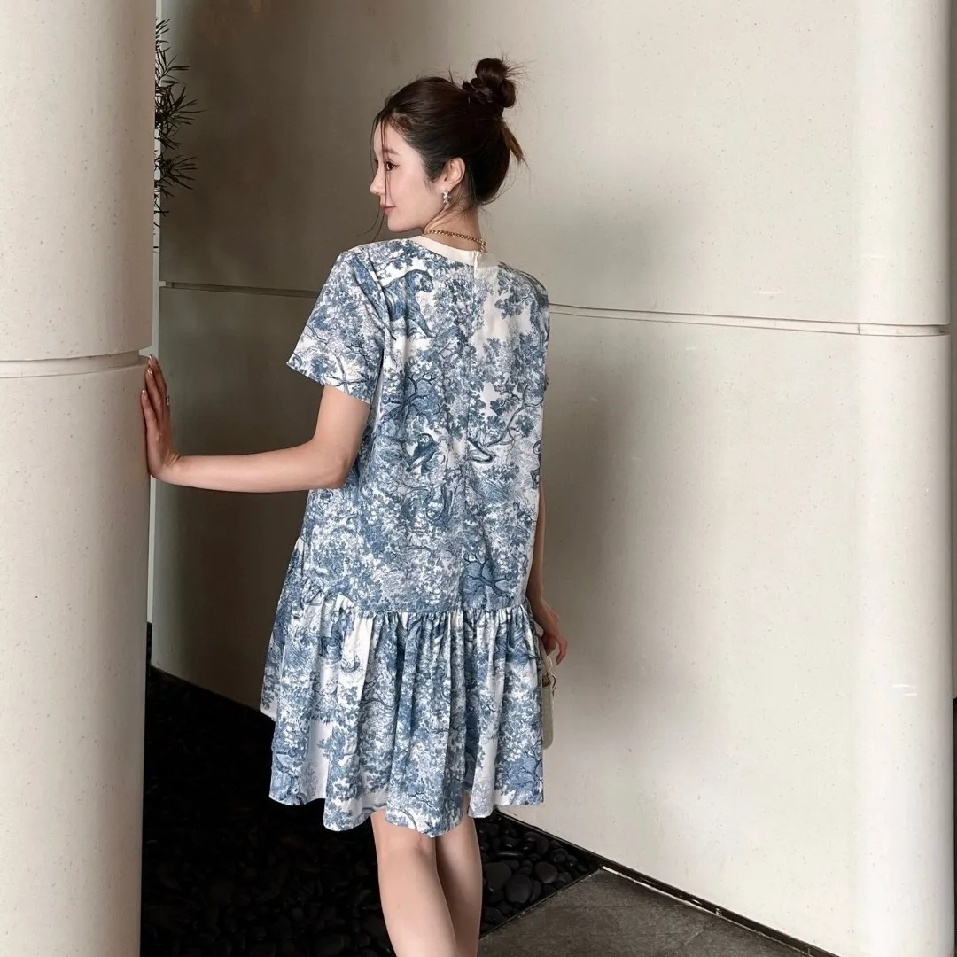 【Dress】きれいめ半袖デートワンピース Z6757