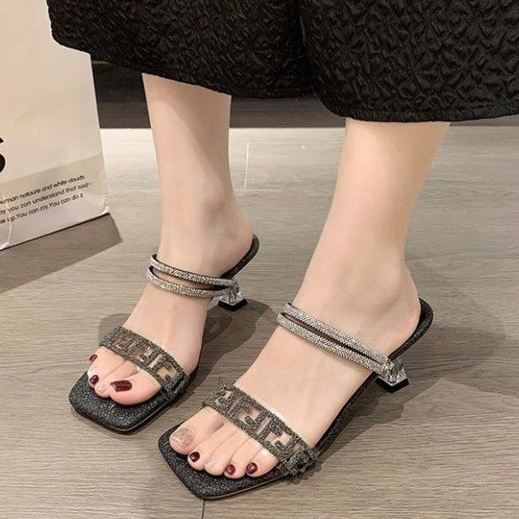 【Shoes】2wayキラキラ夏スリッパ Z6761