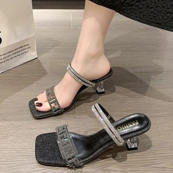 【Shoes】2wayキラキラ夏スリッパ Z6761