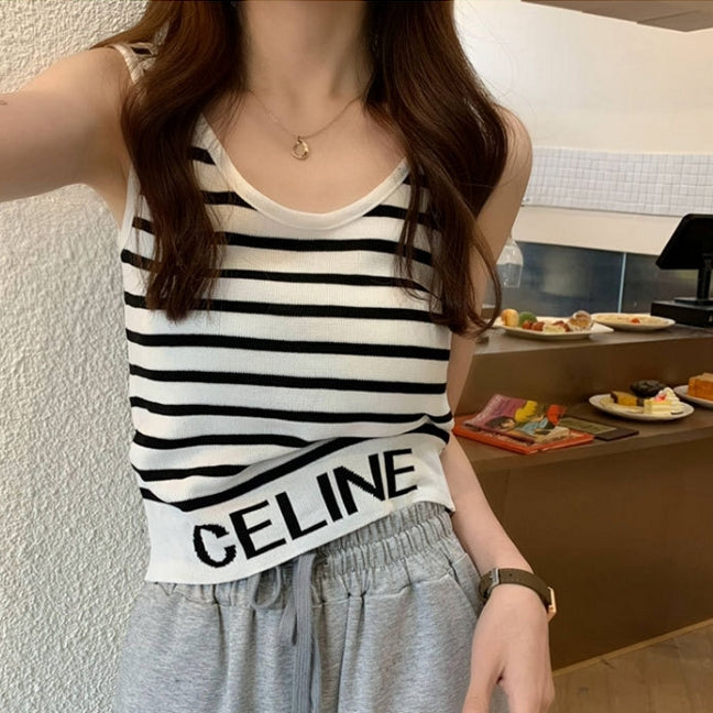 【Tops】人気ニットタンクトップ Z6770