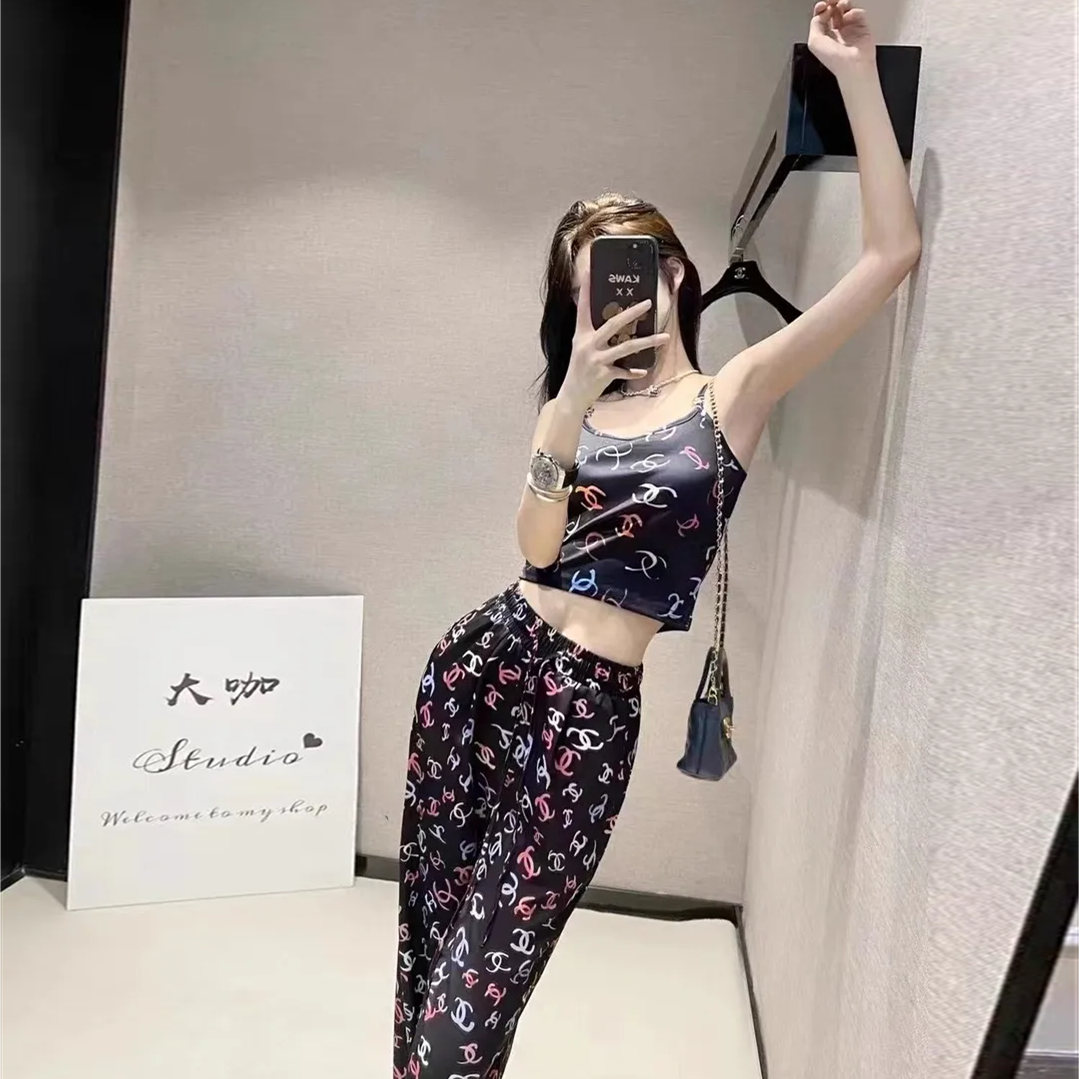 【Bottoms】涼感ワイドパンツ4色展開 Z6783