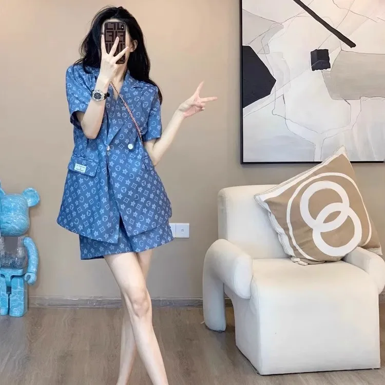 【Set】セットアップ ジャケット + ショートパンツ Z6784