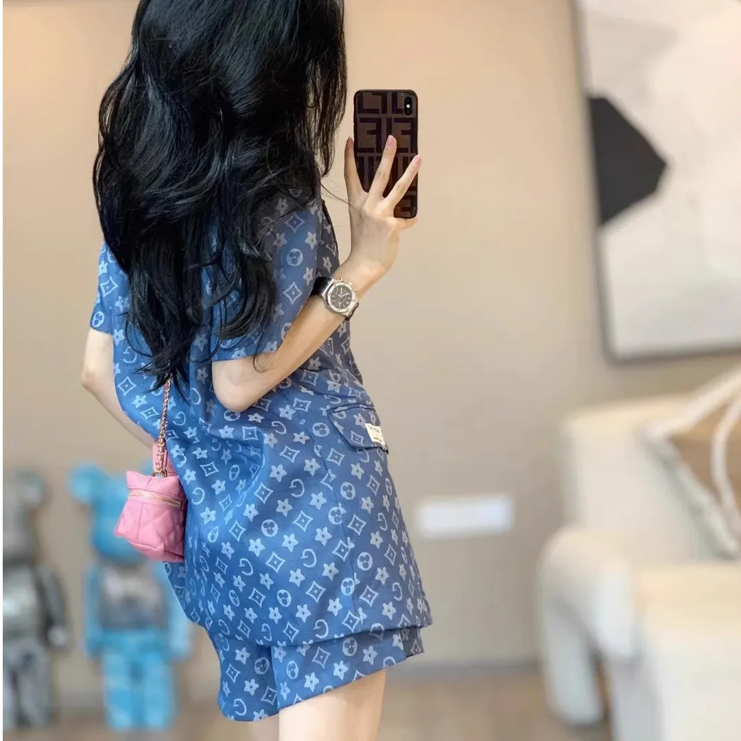 【Set】セットアップ ジャケット + ショートパンツ Z6784