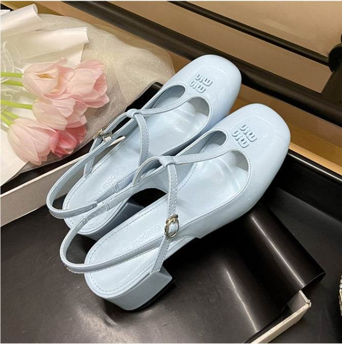 【Shoes】5色展開PUサンダル W12718