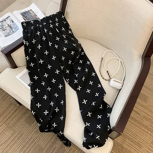 【Bottoms】着痩せガウチョパンツ W13905