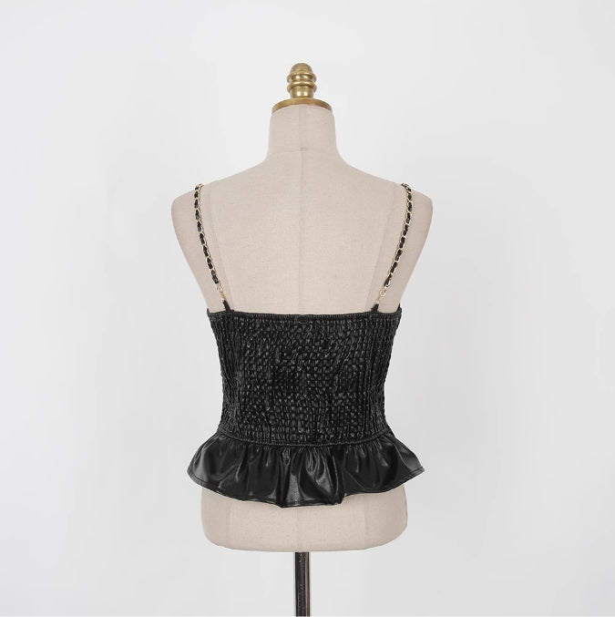 【Set】シャツ+キャミソール2点セット W13098