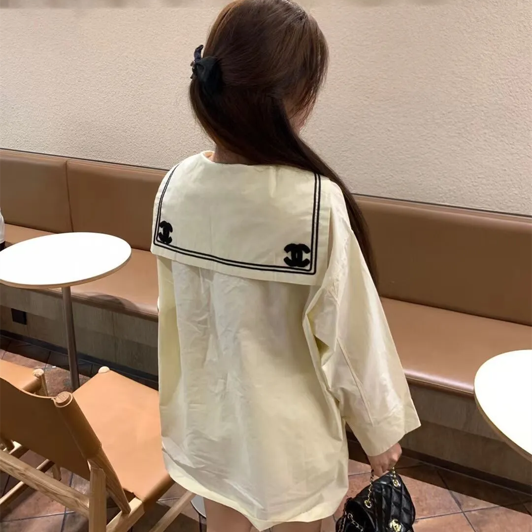【Tops】体型カバー春秋シャツ Z7058